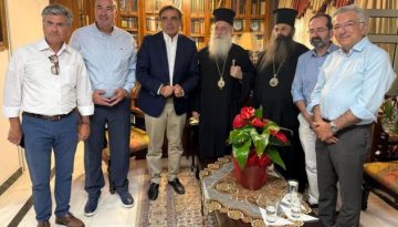Κορινθία: Περιοδεία του Μαργαρίτη Σχοινά με επίκεντρο τον πρωτογενή τομέα και την αγροτική ανάπτυξη (Εικόνες)