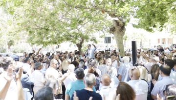 Μητσοτάκης από Ρόδο: Η ΝΔ η μόνη δύναμη που μπορεί να εγγυηθεί σταθερότητα