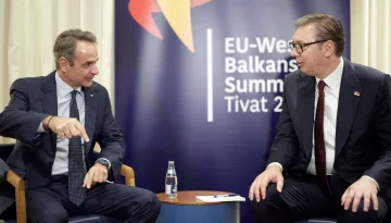Συνάντηση Μητσοτάκη με Βούτσιτς, συζήτησαν ενεργειακή συνεργασία και στήριξη της ευρωπαϊκής πορείας της Σερβίας