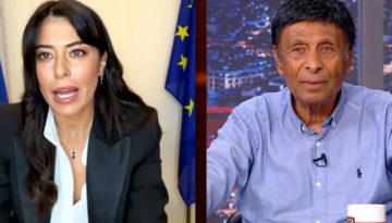Τηλεοπτική κόντρα Λατινοπούλου με Παϊτέρη περί… καταγωγών: “Να μας πει αν αγόρασε η μάνα της χαλί από γύφτο” – “Από γύφτο δεν περίμενα και κάτι καλύτερο” (Βίντεο)