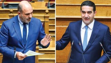 Ένταση στη Βουλή μεταξύ Κατρίνη-Μαρκόπουλου: “Τέσσερα δισ. παραπάνω χρέη στην εφορία, με τις ‘ρυθμισάρες’ που κάνατε” – “Το μόνο που δεν είναι στον υπερθετικό είναι τα ποσοστά του ΠΑΣΟΚ”