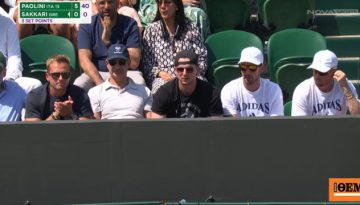 Τον αγώνα της Μαρίας Σάκκαρη στο Wimbledon παρακολούθησε ο Κυριάκος Μητσοτάκης