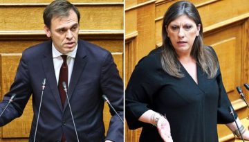 Σύγκρουση Μάντζου & Κωνσταντοπούλου:”Δεν έχετε το δικαίωμα να ασκείτε κριτική για δήθεν σεξιστική συμπεριφορά” – “Είστε ο τελευταίος που μπορεί να μου μιλάει έτσι”