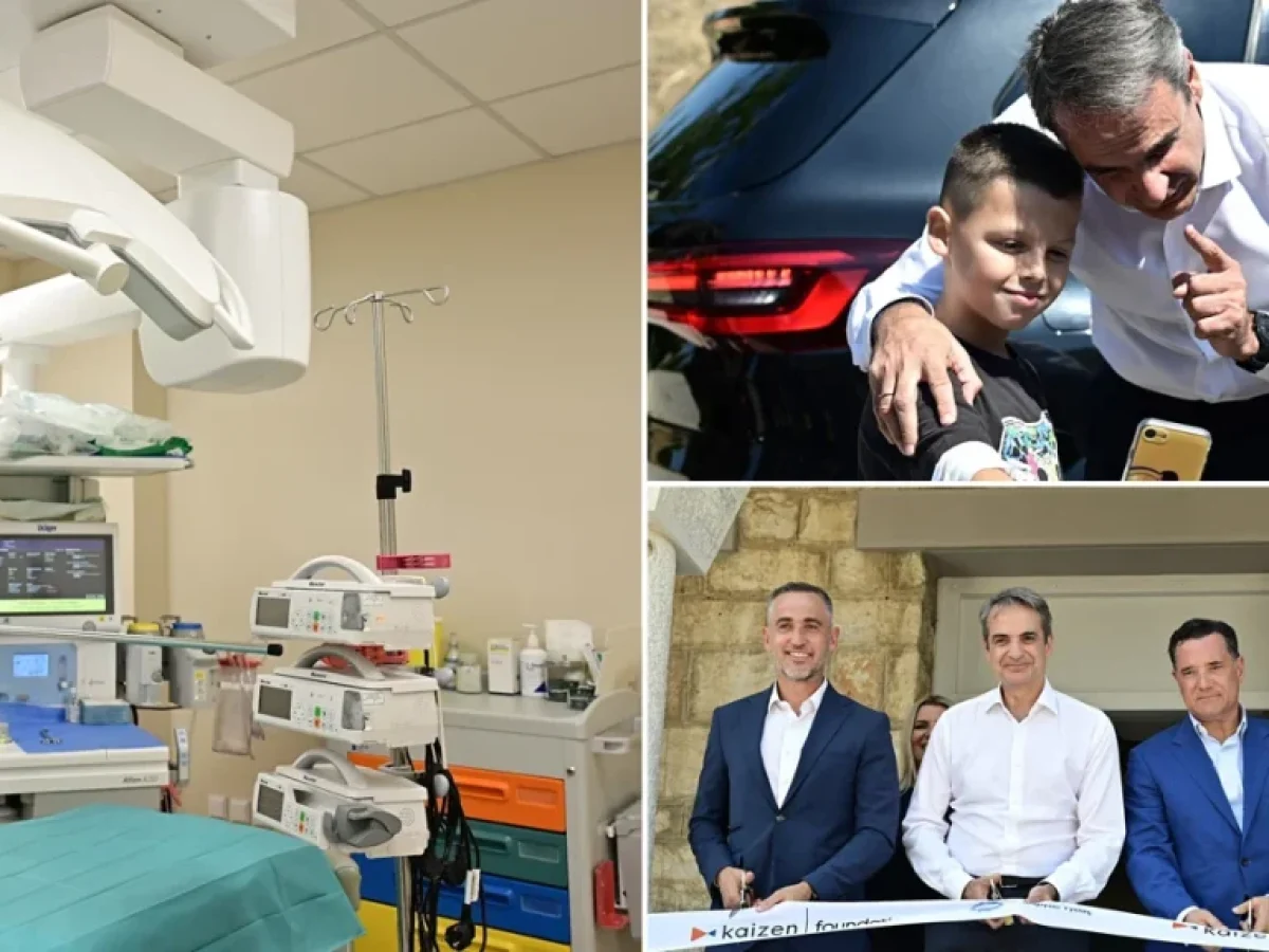 Κυριάκος Μητσοτάκης: Εγκαινίασε το ανακαινισμένο Παίδων Πεντέλης