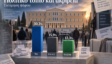 &Nu;&Delta; &sigma;&tau;&omicron; 30,3%, &mu;&iota;&kappa;&rho;ό&tau;&epsilon;&rho;&eta; &alpha;&pi;ό&sigma;&tau;&alpha;&sigma;&eta; &Pi;&Alpha;&Sigma;&Omicron;&Kappa;&ndash;&Epsilon;&Lambda;.&Alpha;&Sigma;. &kappa;&alpha;&iota; έ&nu;&tau;&omicron;&nu;&eta; &alpha;&nu;&eta;&sigma;&upsilon;&chi;ί&alpha; &gamma;&iota;&alpha; &tau;&eta;&nu; &alpha;&kappa;&rho;ί&beta;&epsilon;&iota;&alpha;